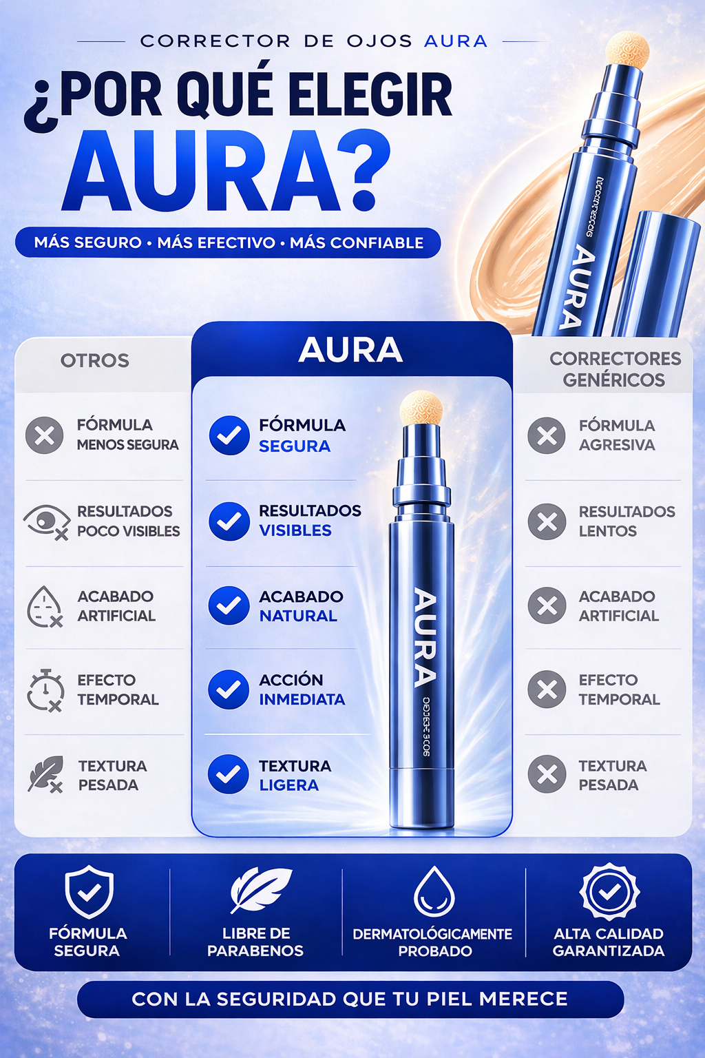 Corrector Instantáneo AURA™ ✨| Mirada perfecta en segundos